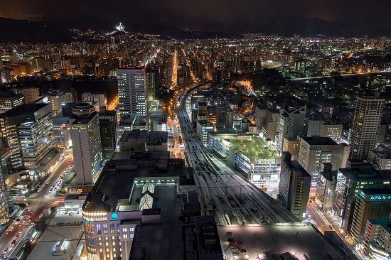 札幌の夜景