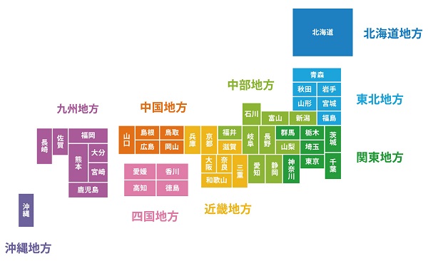 日本地図